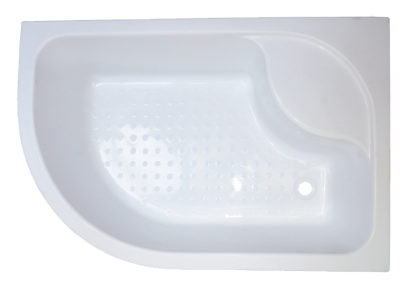 Душевой уголок Royal Bath 8120BK-C матовое правый