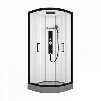 Душевая кабина Black&White Galaxy G8001 90x90 см гидромассажная