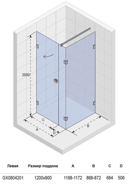 Душевой уголок прямоугольный Riho Scandic M204 120x90 см Душевой уголок прямоугольный Riho Scandic M204 120x90 см