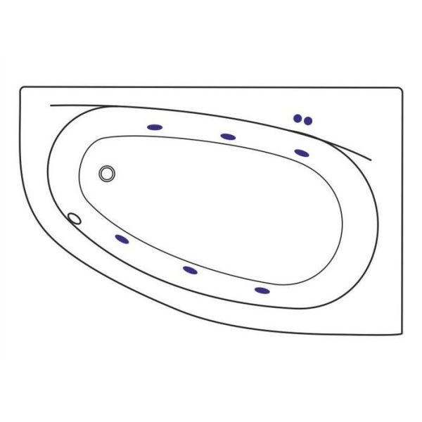 Акриловая ванна Excellent Kameleon P Soft 1700x1100 WAEX.KMP17.SOFT