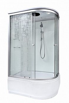 Душевая кабина Deto ЕМ4511 L с электрикой