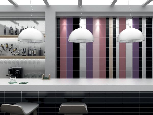 Керамогранит Калейдоскоп черный 20х20