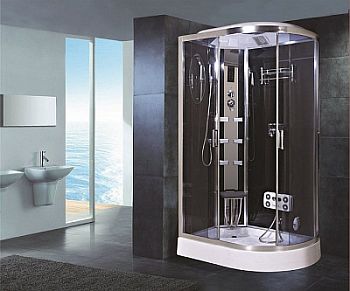 Душевая кабина Niagara Premium NG-903-01L 120x80x220  левая с гидромассажем стекло тонированное