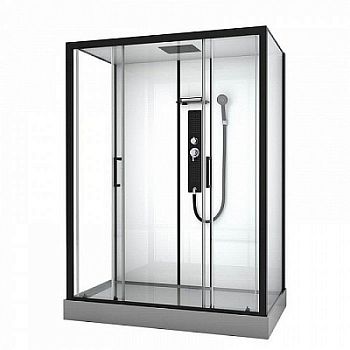 Душевая кабина Black&White Galaxy G8010 85x160 см гидромассажная