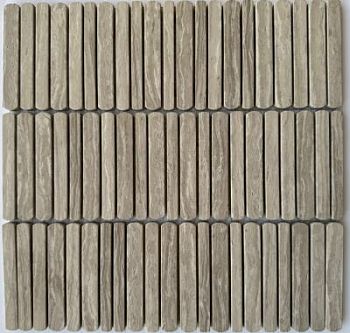 PIX 357 White Wooden, чип 10/12/15*100 мм, сетка 300х305x8 мм, Полированная