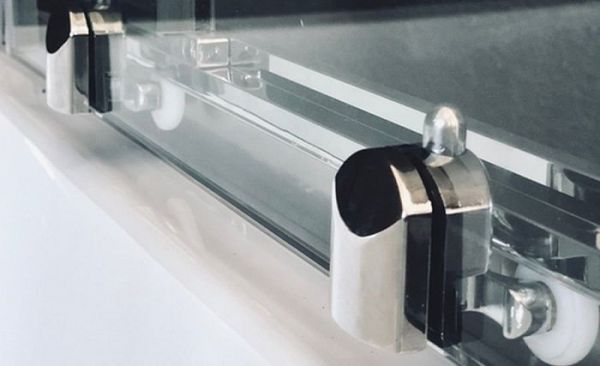 Душевая кабина Royal Bath RB90BK1-T-CH 90x90 см двери прозрачные задние стенки белые хром