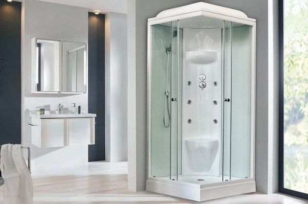 Душевая кабина Royal Bath 90HP7-WT белое/прозрачное