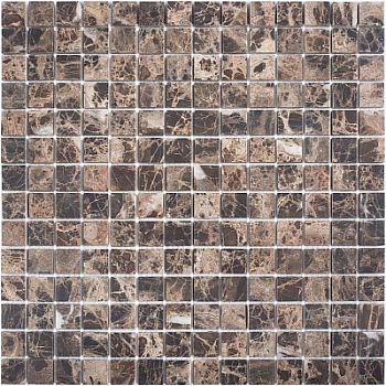 Мозаика Wild Stone Mosaic 20x20 Dark Emperador Matt 30.5x30.5