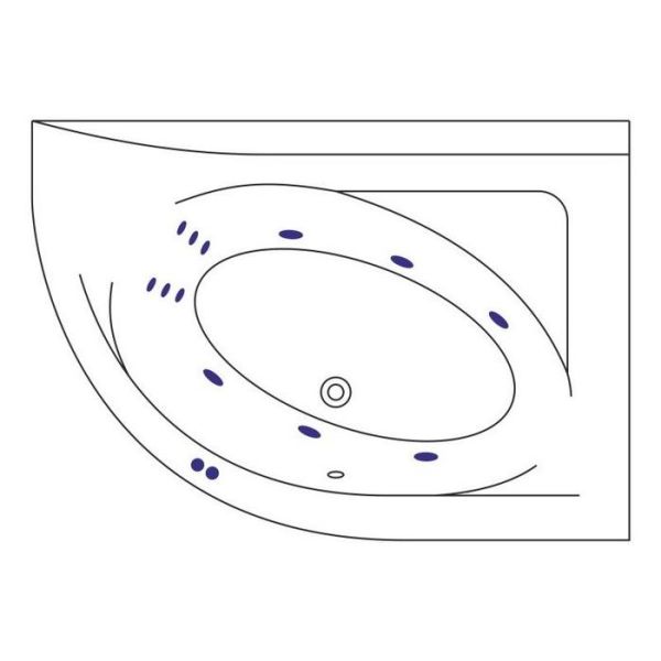 Акриловая ванна Excellent Aquarella P Line 1500x1000 WAEX.ARP15.LINE