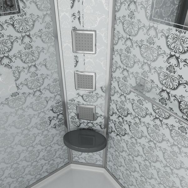 Душевая кабина Niagara Luxe NG-7711WL 120x90x220 левая с гидромассажем стекло прозрачное