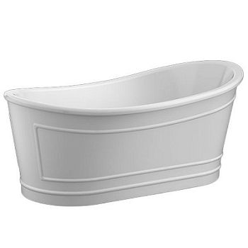 Акриловая ванна BelBagno BB32-MATT 170x90 см, матовая