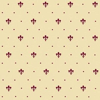 Giglio Bordeaux Su Crema 20x20
