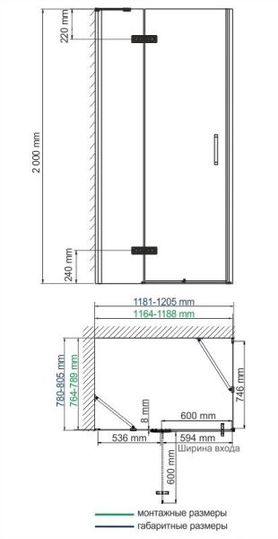 Душевой уголок Wasserkraft Aller 10H06LWHITE 120x80см прозрачный Душевой уголок Wasserkraft Aller 10H06LWHITE 120x80см прозрачный