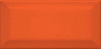 Плитка Клемансо оранжевый грань 7,5х15