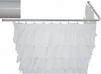 Карниз для ванны Aquanet угловой Г-образный 160x70 белый