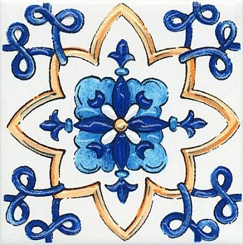 Вставка Капри майолика 9,9х9,9