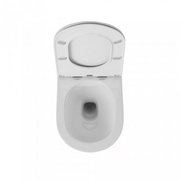 Унитаз подвесной OWL 1975 Curve Cirkel-H OWLT190802 безободковый с сиденьем с микролифтом Унитаз подвесной OWL 1975 Curve Cirkel-H OWLT190802 безободковый с сиденьем с микролифтом