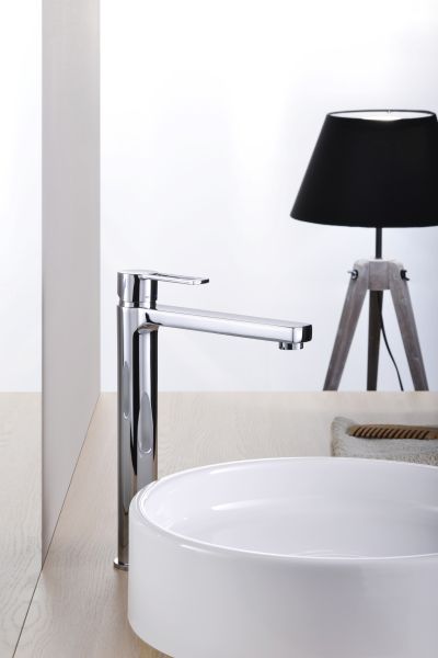 Смеситель для раковины высокий без д/к, Хром