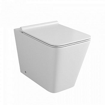 Унитаз приставной Grossman GR-PR4414S безободковый с сиденьем с микролифтом, белый