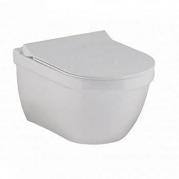 Унитаз подвесной Berges Key 082120, безободковый с сиденьем микролифт