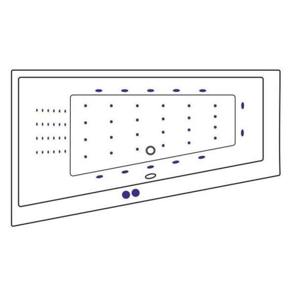 Акриловая ванна Excellent Sfera L Nano 170x100 WAEX.SFL17.NANO