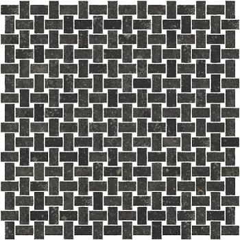 Noire Mosaico Intreccio 30x30