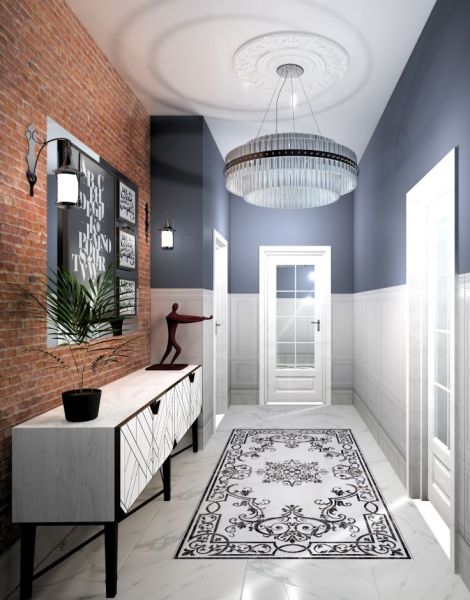 Плинтус Прадо белый обрезной 20х40