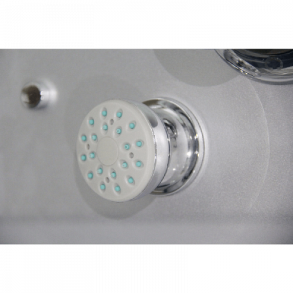 Душевая кабина Orans SR-86150S 90x90 см поддон 15 см задние стекла белые