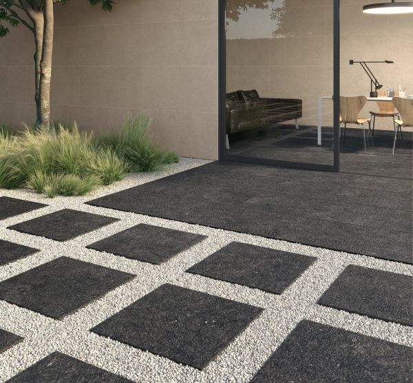 Керамогранит Рум Стоун Блэк Х2 60х60