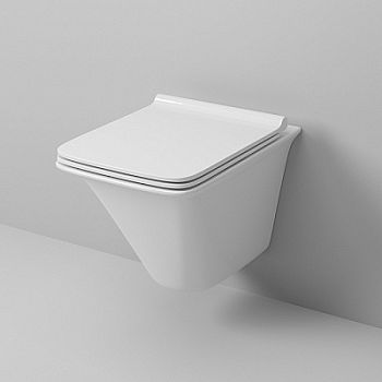 Унитаз подвесной Grossman GR-4413S безободковый с тонкой крышкой