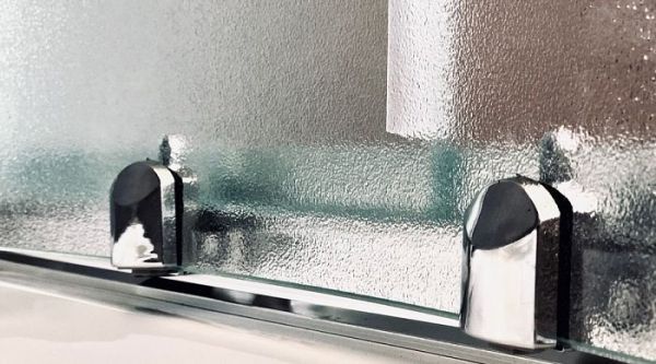 Душевая кабина Royal Bath RB90BK2-M-CH 90x90 см двери матовые задние стенки белые хром