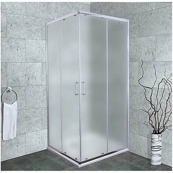 Душевой уголок Timo Altti-611 F Foggy Glass стекло матовое дымчатое 100x100x190 см