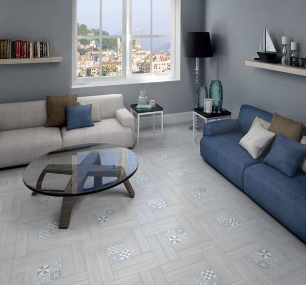 Плитка Амальфи серый темный 9,9x9,9