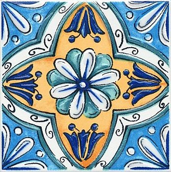 Вставка Капри майолика 9,9х9,9