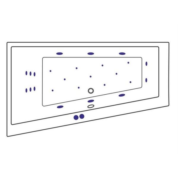 Акриловая ванна Excellent Sfera L Ultra 170x100 WAEX.SFL17.ULTRA