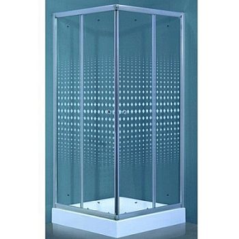Душевой уголок Timo TL-1102 R Romb Glass стекло с узором 100x100x200 см