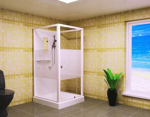 Душевая кабина RGW Andaman OLB-207 90 см, профиль белый