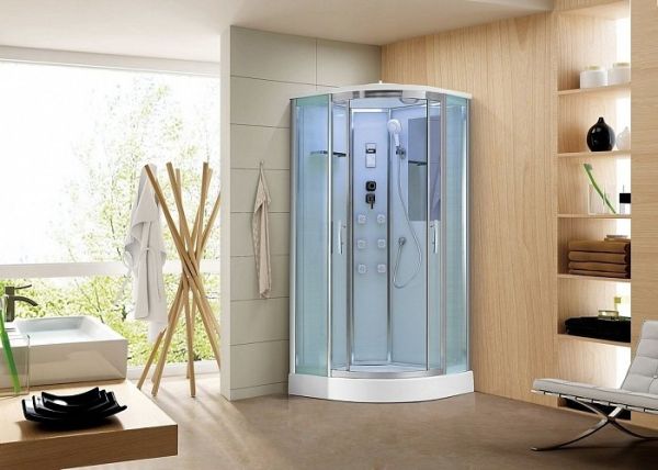 Душевая кабина Black&White Galaxy G5501 1000 100x100 см гидромассажная