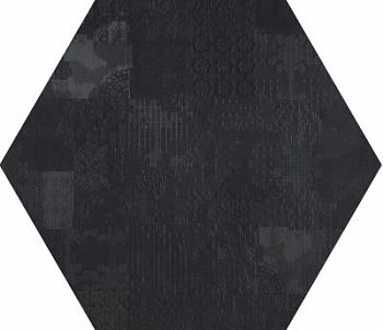Esagono Nero 120x120