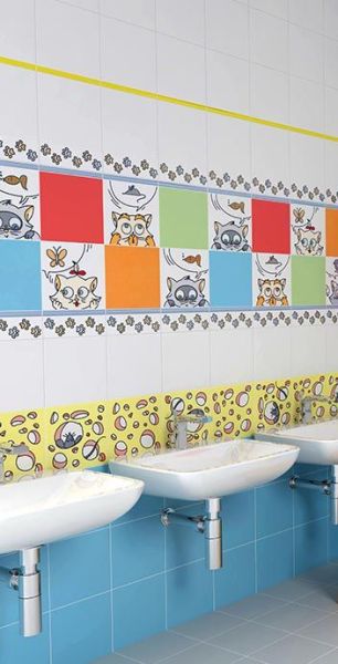 Плитка Калейдоскоп белый 20х20 матовый