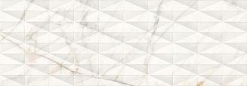 Плитка Allmarble Wall Golden White Struttura Pave Satin 3D 40х120