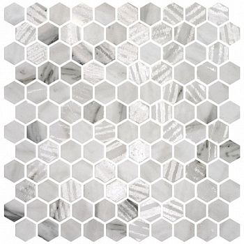 Мозаика Hex Eco Stones Calacatta Mix 30.1x29