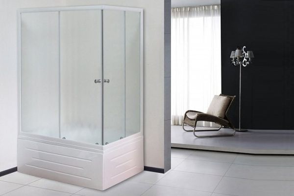 Душевой уголок Royal Bath 8100BP-C матовое левый