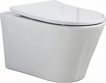 Унитаз подвесной BelBagno Flay-r BB506CH безободковый