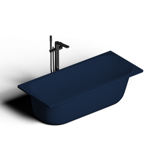 Ванна встраиваемая Vate Natura 170x75 глянцевая синяя