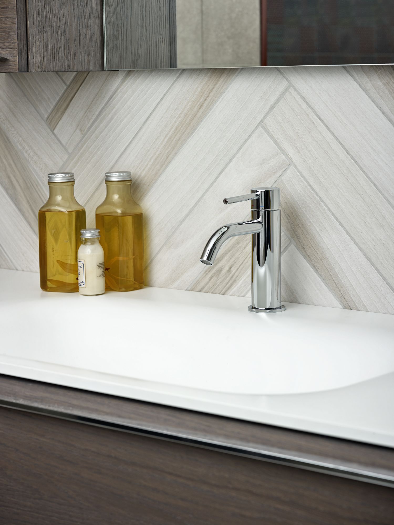 Смеситель для раковины без д/к, Хром