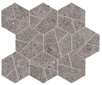 Smoke Mosaico Hex 25x28.5