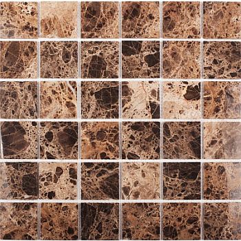 Мозаика Wild Stone Mosaic 48x48 Dark Emperador Polished 30.5x30.5 Мозаика Wild Stone Mosaic 48x48 Dark Emperador Polished 30.5x30.5