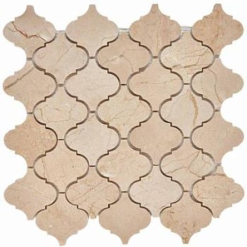 PIX 292 Cream Marfil, чип 74x74 мм, сетка 305х315x8 мм, Полированная PIX 292 Cream Marfil, чип 74x74 мм, сетка 305х315x8 мм, Полированная
