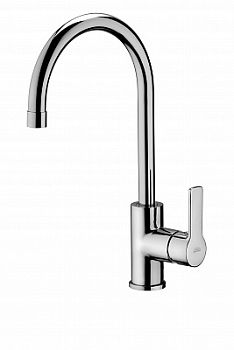 Смеситель для мойки с поворот.изливом диам.22мм, Хром